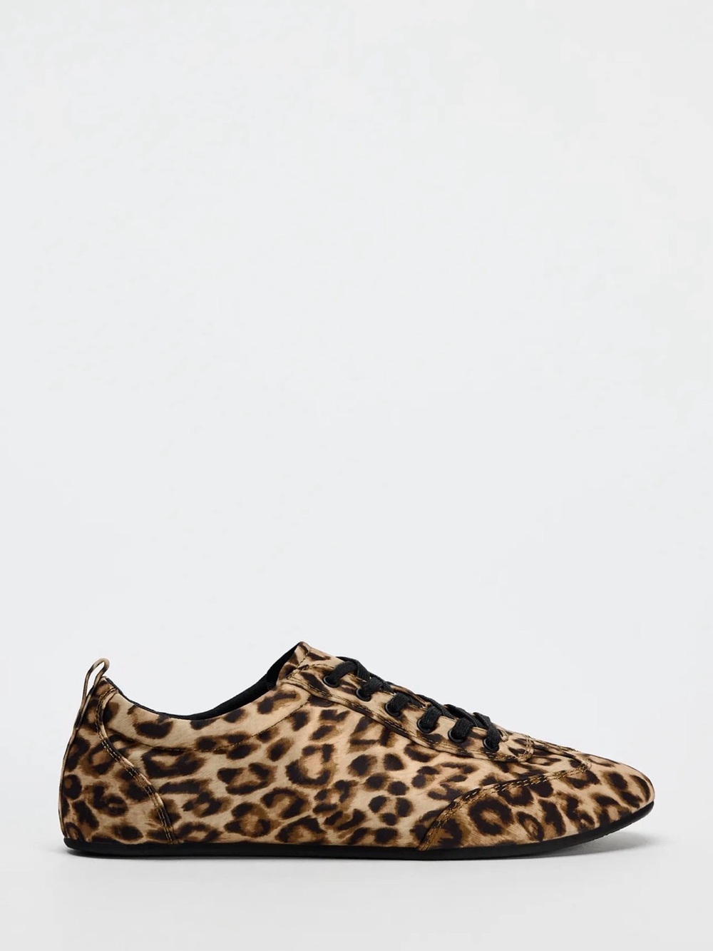 NWT ZARA Leopard-Print Women's Derby Sneakers size 5